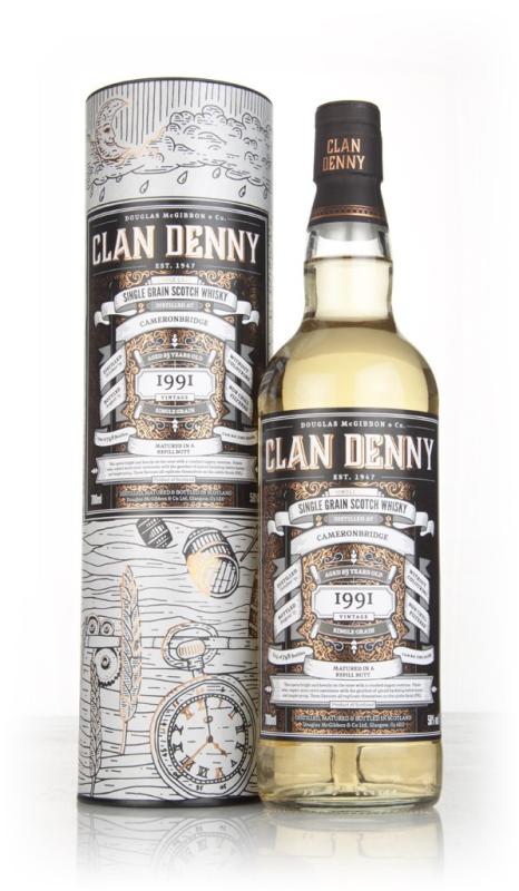 Cameronbridge 25 Year Old 1991 (cask 12086) - Clan Denny