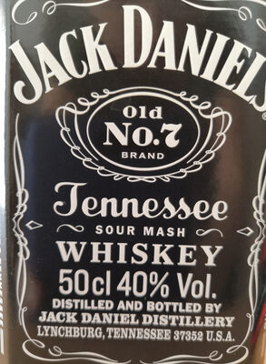 Jack Daniels Tennessee Sour Mash Whiskey