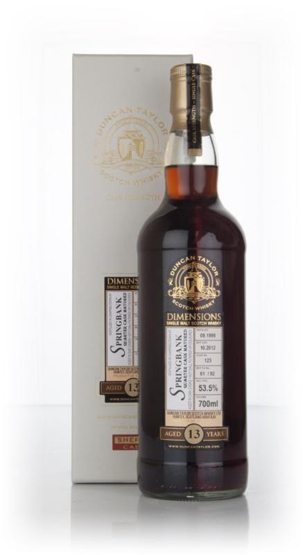 13 Year Old 1999 (cask 123) - Dimensions