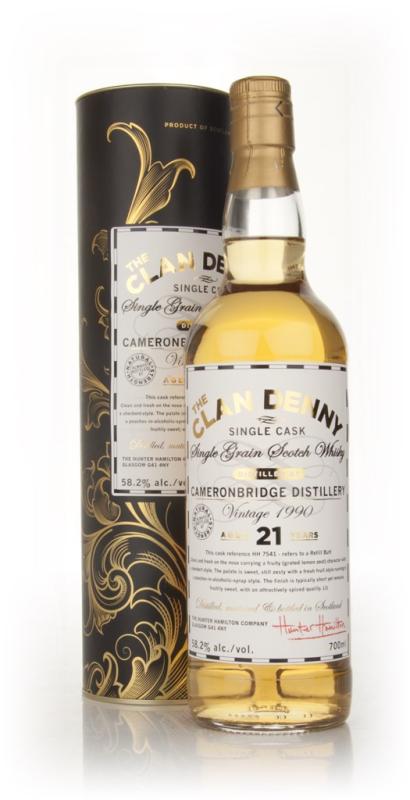 Cameronbridge 21 Year Old 1990 - The Clan Denny
