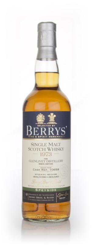 Glenlivet 38 Year Old 1973 (cask 10658)