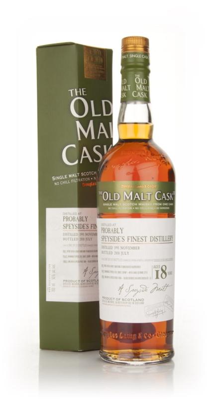 Probably Speyside's Finest 18 Year Old 1991 - Old Malt Cask