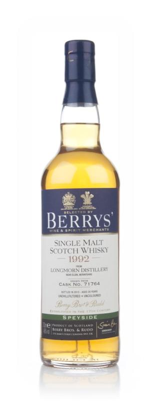 20 Year Old 1992 (cask 71764) (Berry Bros & Rudd)