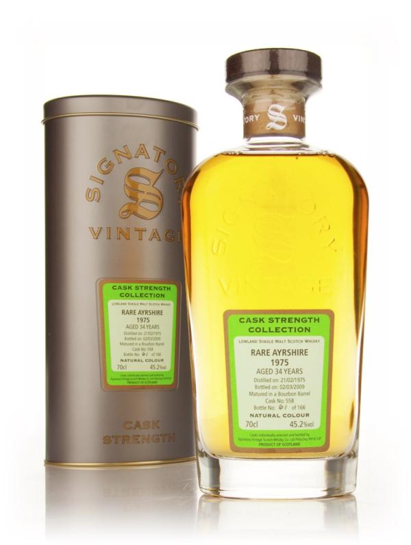 Rare Ayrshire 34 Year Old 1975 (cask 558) - Cask Strength Collection