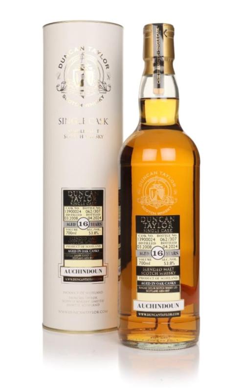 Duncan Taylor Auchindoun 16 Year Old 2008 (cask 13900024) - Single Cask