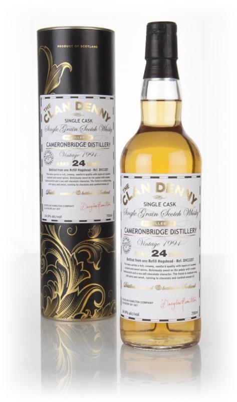 Cameronbridge 24 Year Old 1991 (cask 11207) - The Clan Denny