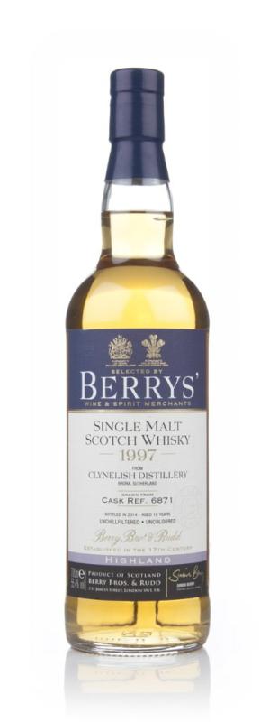 16 Year Old 1997 (cask 6871) (Berry Bros & Rudd)