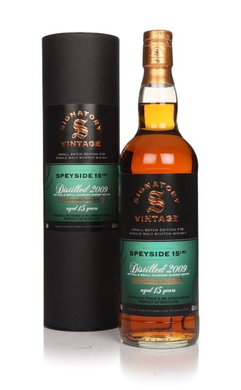 Signatory Vintage Speyside (M) 15 Year Old 2009 - Small Batch Edition #18