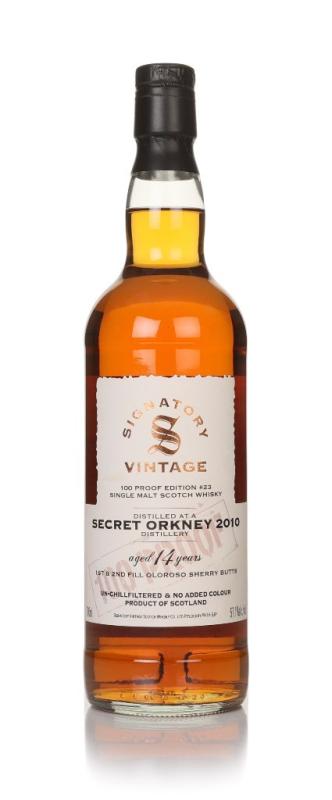 Secret Orkney 14 Year Old 2010 - 100 Proof Edition #23 (No Box / Torn Label)