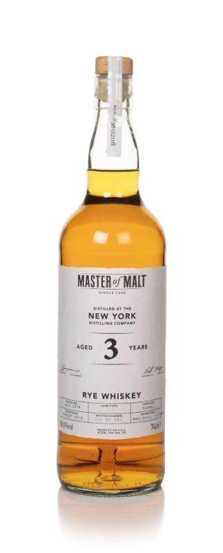 New York Distilling 3 Year Old 2016 Single Cask