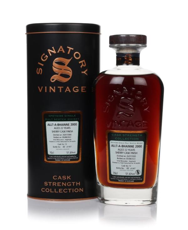 22 Year Old 2000 (cask 12) - Cask Strength Collection (Signatory)