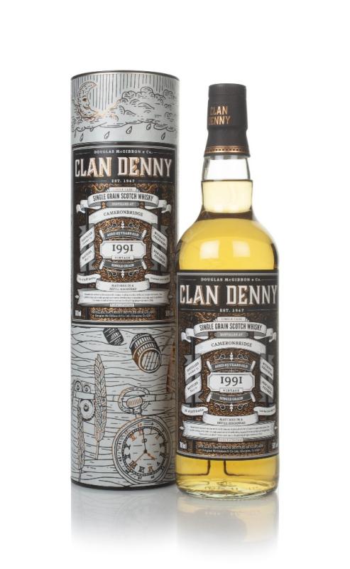 Cameronbridge 25 Year Old 1991 (cask 11773) - Clan Denny