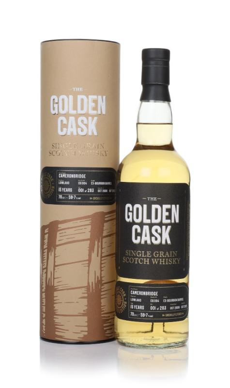 Cameronbridge 15 Year Old 2006 (cask CG004) - The Golden Cask
