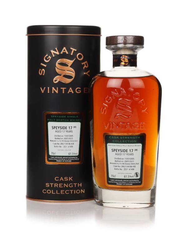 Secret Speyside 17 Year Old 2005 (cask #38) - Cask Strength Collection