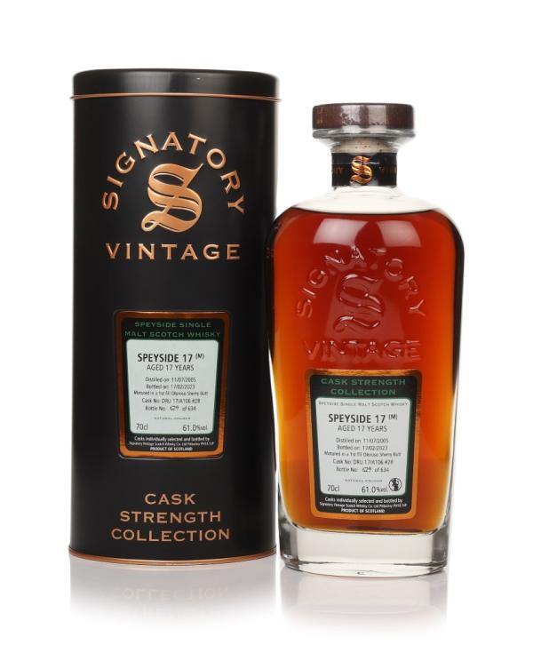 Signatory Vintage Secret Speyside 17 Year Old 2005 (cask DRU 17/A106 #28) - Cask Strength Collection