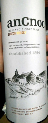 12 year old single malt scotch whiskey