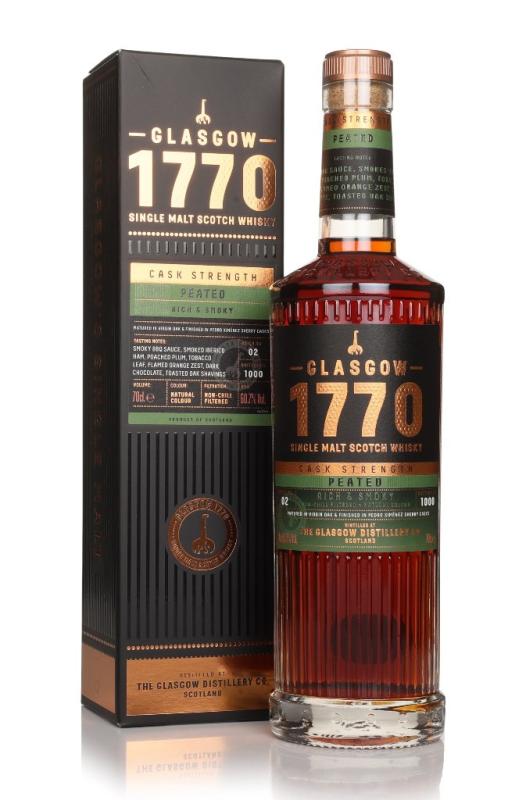Glasgow 1770 Peated Cask Strength Batch 02