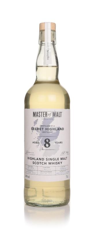 A Secret Highland Distillery 8 Year Old 2016 Single Cask