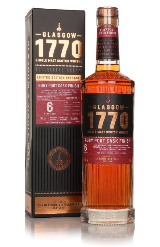 Glasgow 1770 Ruby Port Cask Finish (Unpeated)