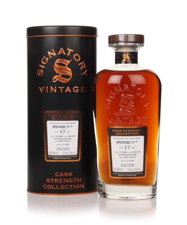 Signatory Vintage Secret Speyside 17 Year Old 2005 (cask DRU 17/A106 #18) - Cask Strength Collection