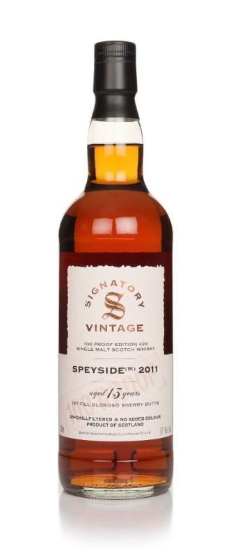 Signatory Vintage Speyside (M) 13 Year Old 2011 - 100 Proof Edition #29