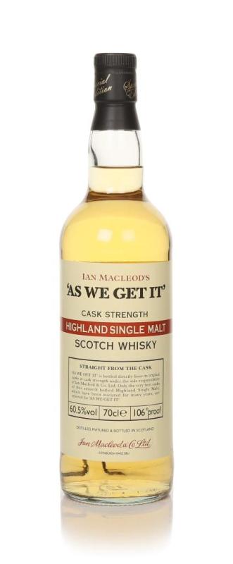 'As We Get It' Highland Single Malt