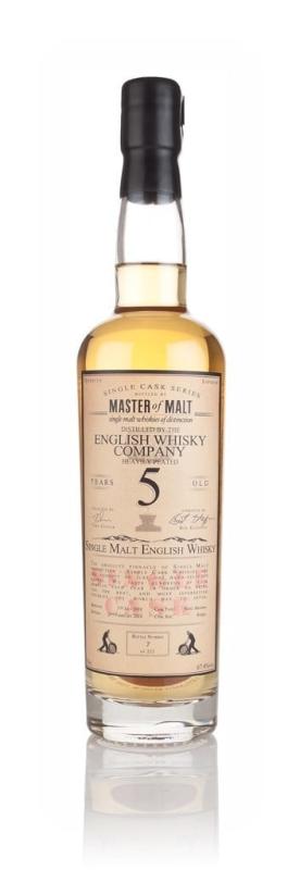 English Whisky Co. Heavily Peated 5 Year Old 2010 - Single Cask
