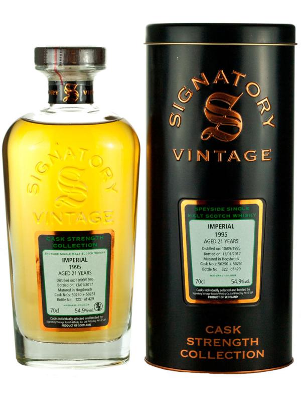 21 Year Old 1995 Signatory Cask Strength