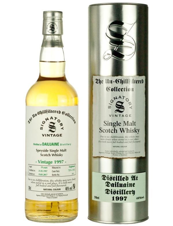 19 Year Old 1997 Signatory Un-Chillfiltered