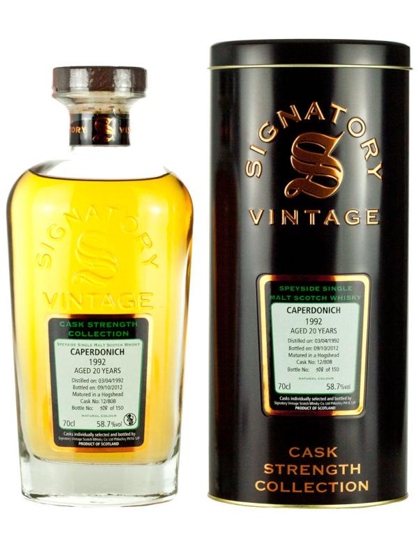 20 Year Old 1992 Signatory Cask Strength