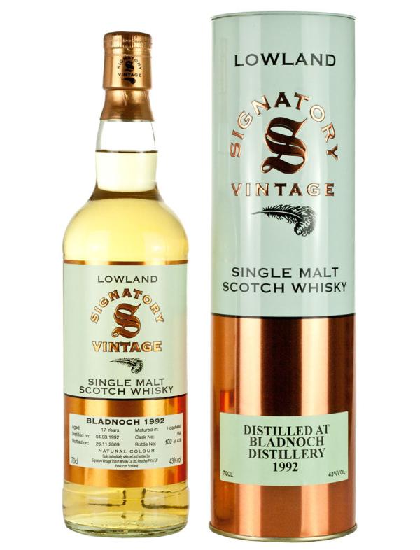 17 Year Old 1992 Signatory Lowland
