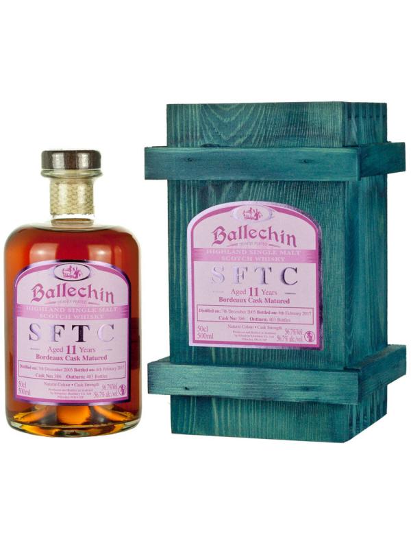 Ballechin 11 Year Old 2005 Bordeaux Cask