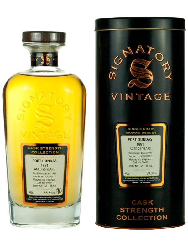 25 Year Old 1991 Signatory Cask Strength