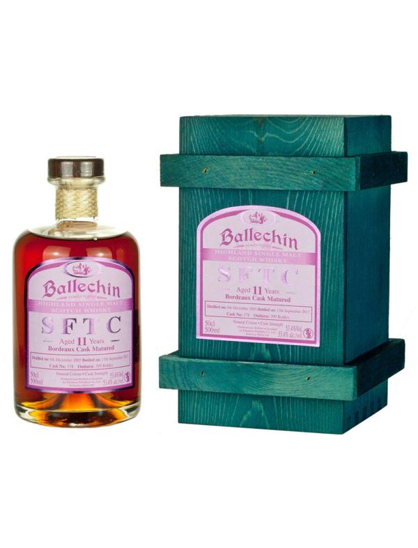 Ballechin 11 Year Old 2005 Bordeaux Cask