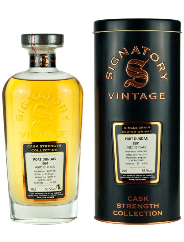 26 Year Old 1991 Signatory Cask Strength