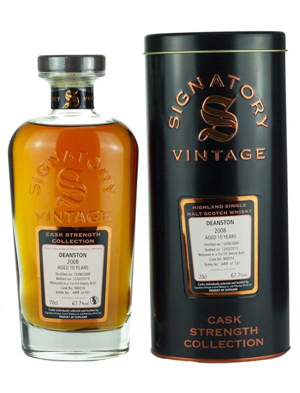 10 Year Old 2008 Signatory Cask Strength
