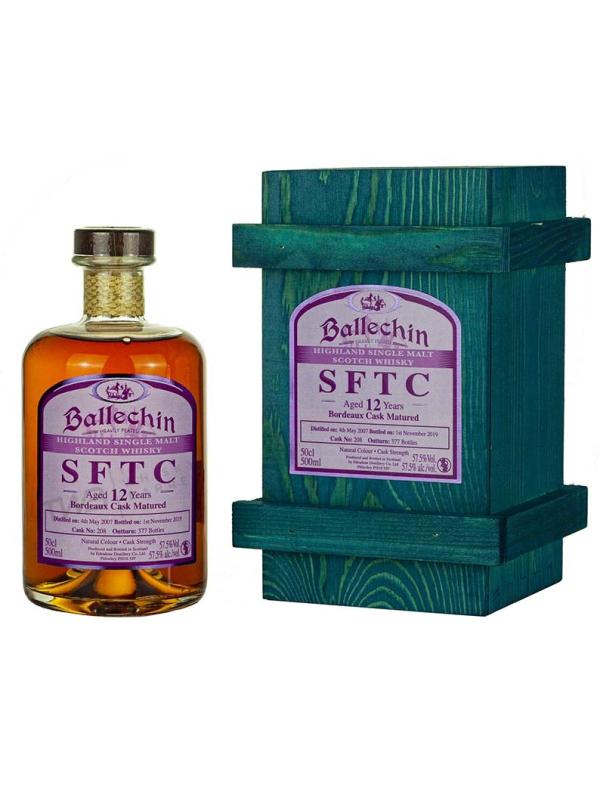 Ballechin 12 Year Old 2007 Bordeaux STFC