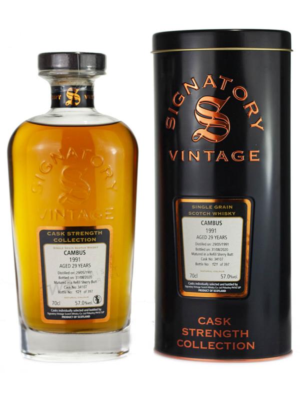 29 Year Old 1991 Signatory Cask Strength