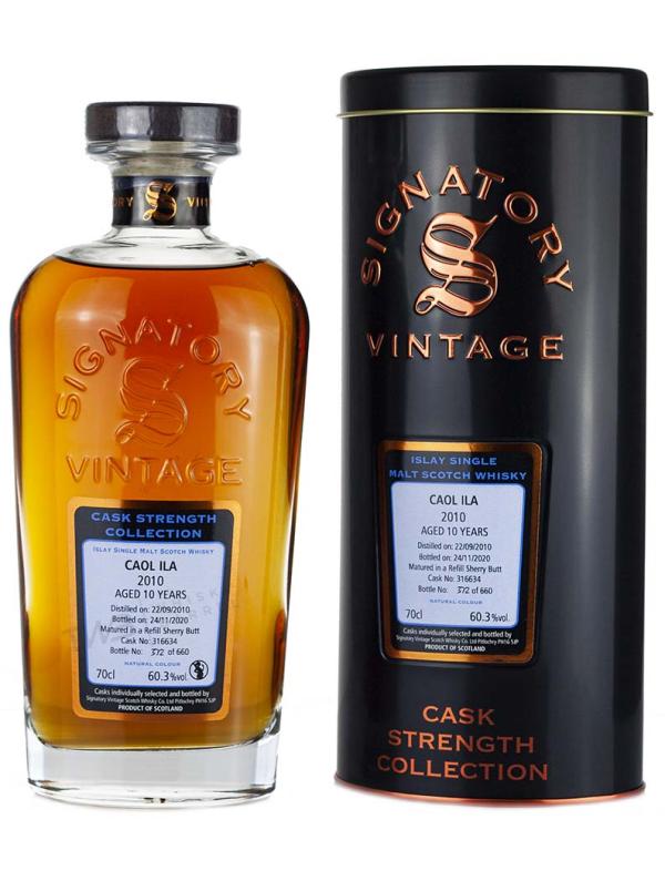 10 Year Old 2010 Signatory Cask Strength
