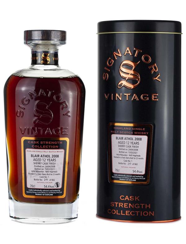 12 Year Old 2008 Signatory Cask Strength