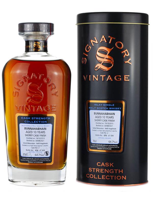 10 Year Old 2010 Signatory Cask Strength