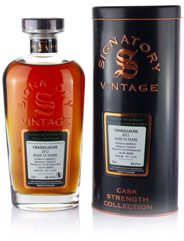 10 Year Old 2012 Signatory Cask Strength