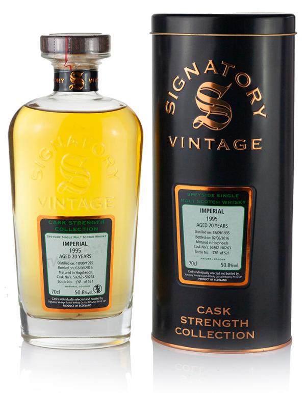 20 Year Old 1995 Signatory Cask Strength
