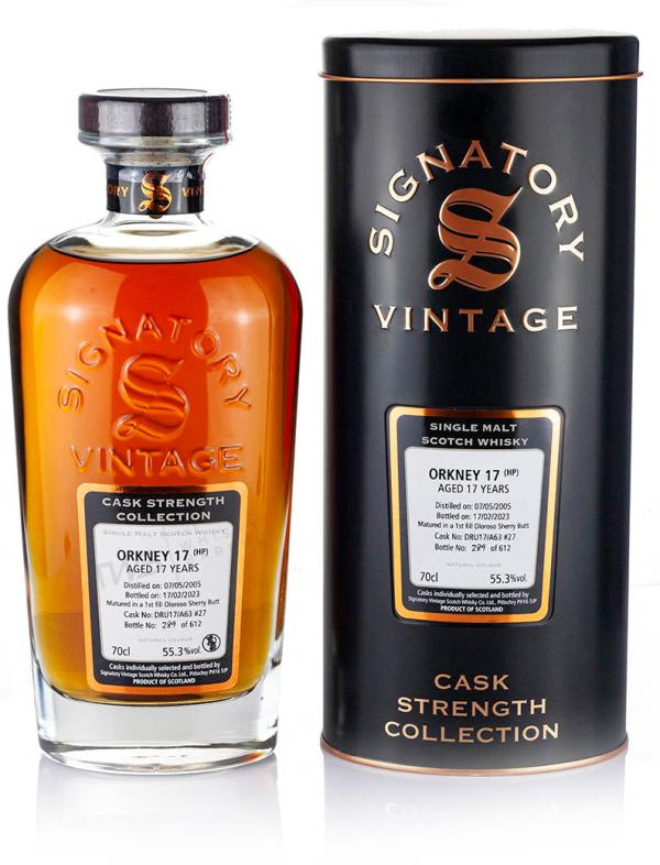 (Highland Park) 17 Year Old 2005 Signatory Cask Strength