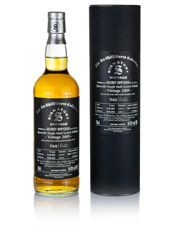 (Speyside M) 14 Year Old 2009 Signatory Un-Chillfiltered for TWB