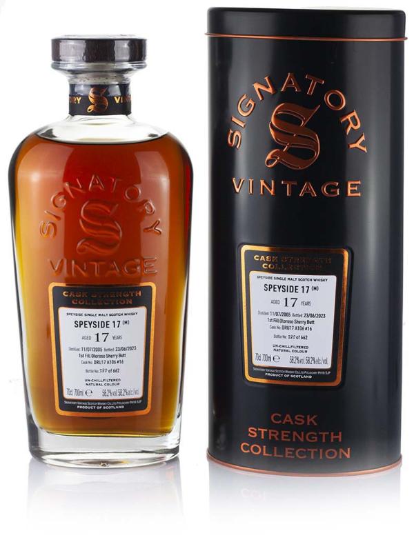 Mystery Malt (Speyside M) 17 Year Old 2005 Signatory Cask Strength