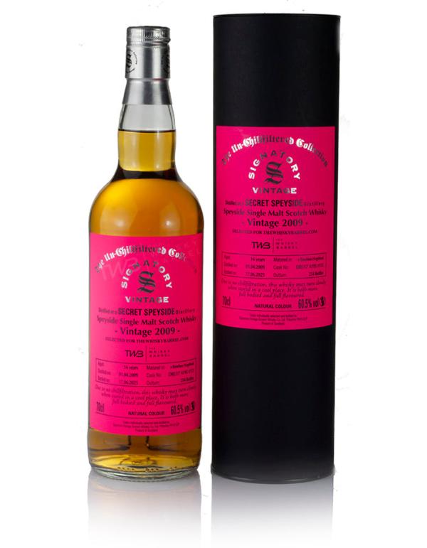 (Speyside M) 16 Year Old 2009 Signatory Un-Chillfiltered for TWB