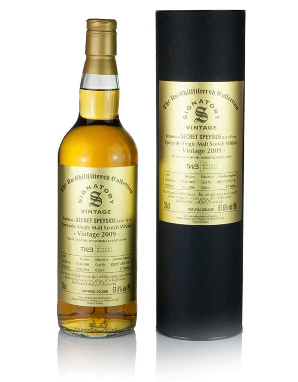 Mystery Malt (Macallan) 16 Year Old 2009 Signatory Un-Chillfiltered for TWB
