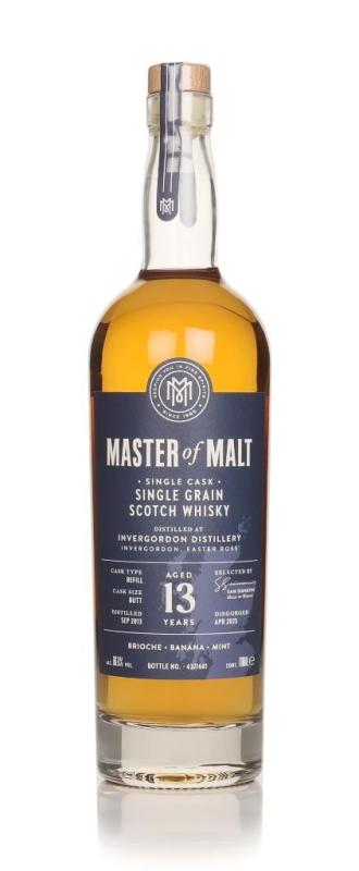 Invergordon 13 Year Old 2013 Single Cask (Master of Malt) Grain Whisky