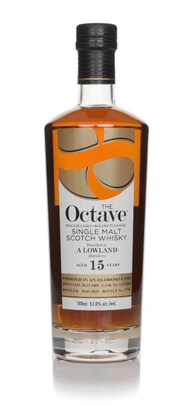Duncan Taylor Lowland Single Malt 15 Year Old 2009 (cask 12242869) - The Octave (Dun Single Malt Whisky